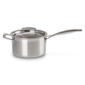 Le Creuset Classic 3 Ply Stainless Steel Saucepan with Lid - 18cm