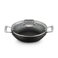 Le Creuset Toughened Non-Stick Shallow Casserole with Lid - 30cm