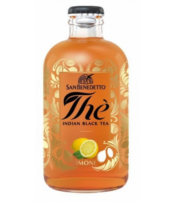 LEMON ICED TEA - SAN BENEDETTO - INDIAN BLACK TEA - 8.5OZ (Case of 12 )