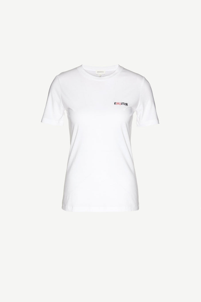 Tops - Lida T-shirt Revolution <br> By Armedangels