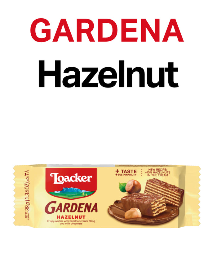 Loacker Gardena Hazelnut Wafers, 25/Ct. x 1.34 oz (25 x 38g = 950 g)