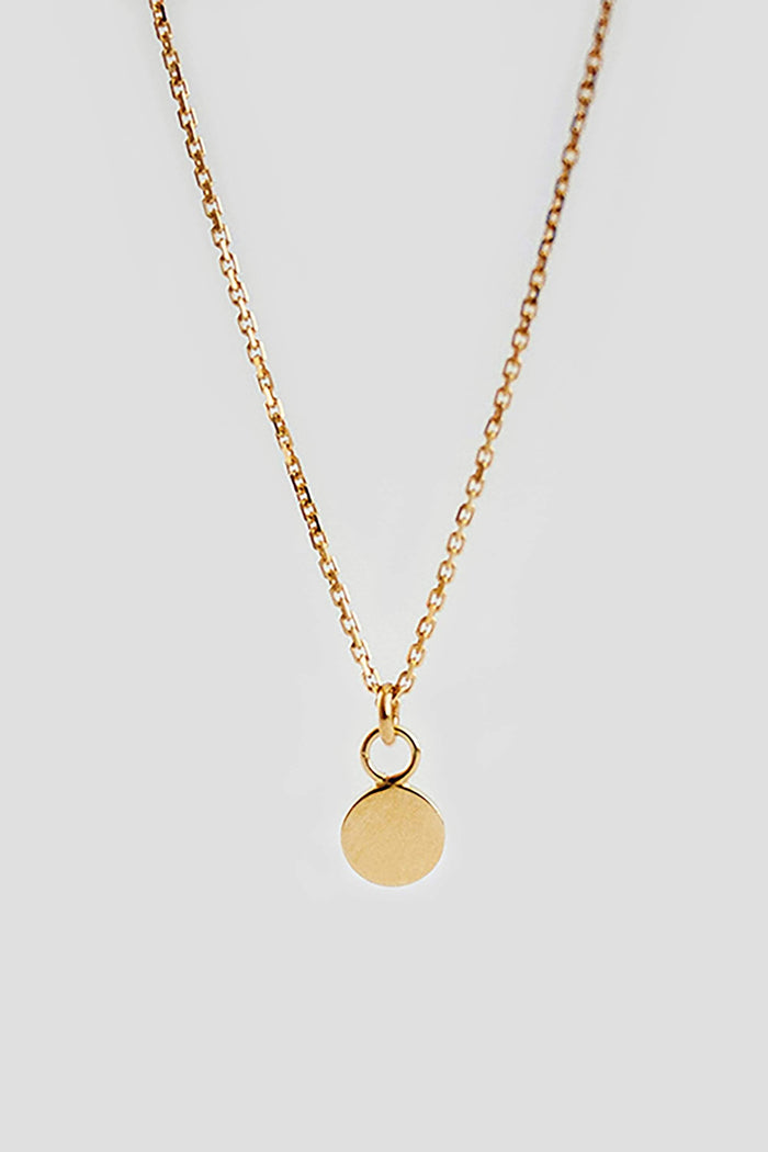 lumi necklace gold by Neinties on thegreenlabels.com