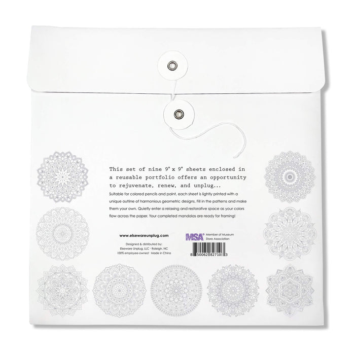 Mandala Coloring Sheets – Deluxe 110lb Paper