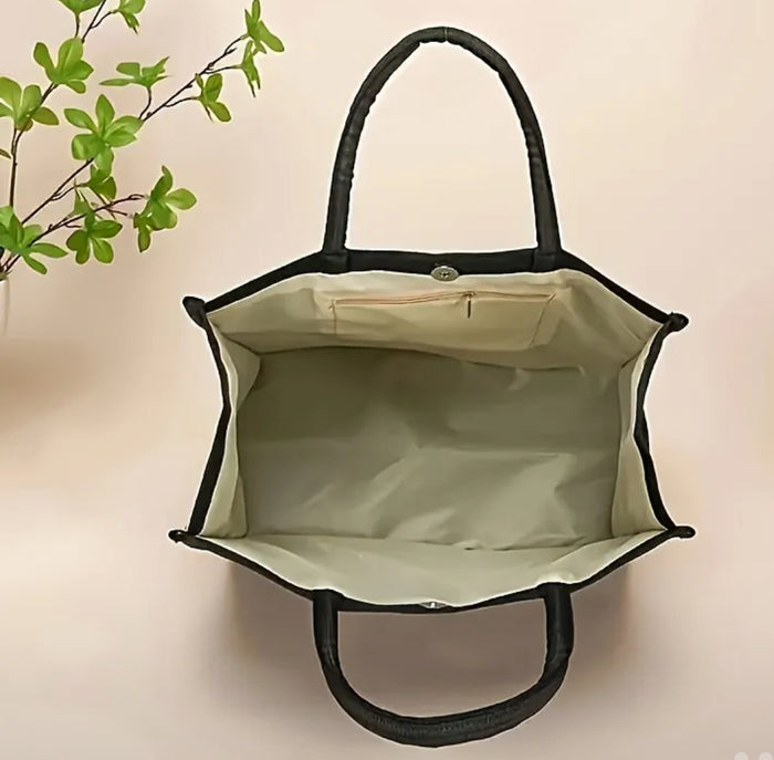 "Milano Italy" Carved Printed Tote Bag,