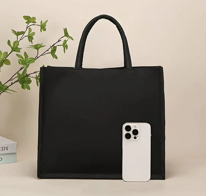 "Milano Italy" Carved Printed Tote Bag,