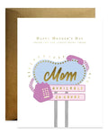 Mom Neon Sign Mother's Day Card
