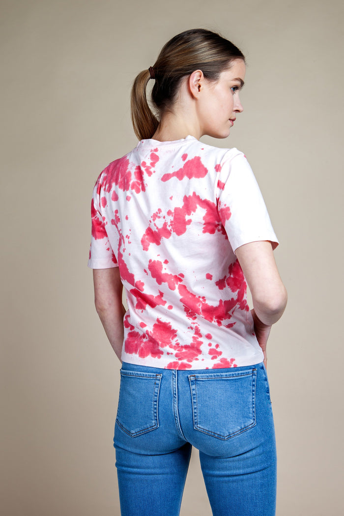 shop moon t-shirt pink by by Signe at thegreenlabels