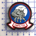 Officially Licensed USMC VMFA-122 Werewolves Leather Squadron Patch