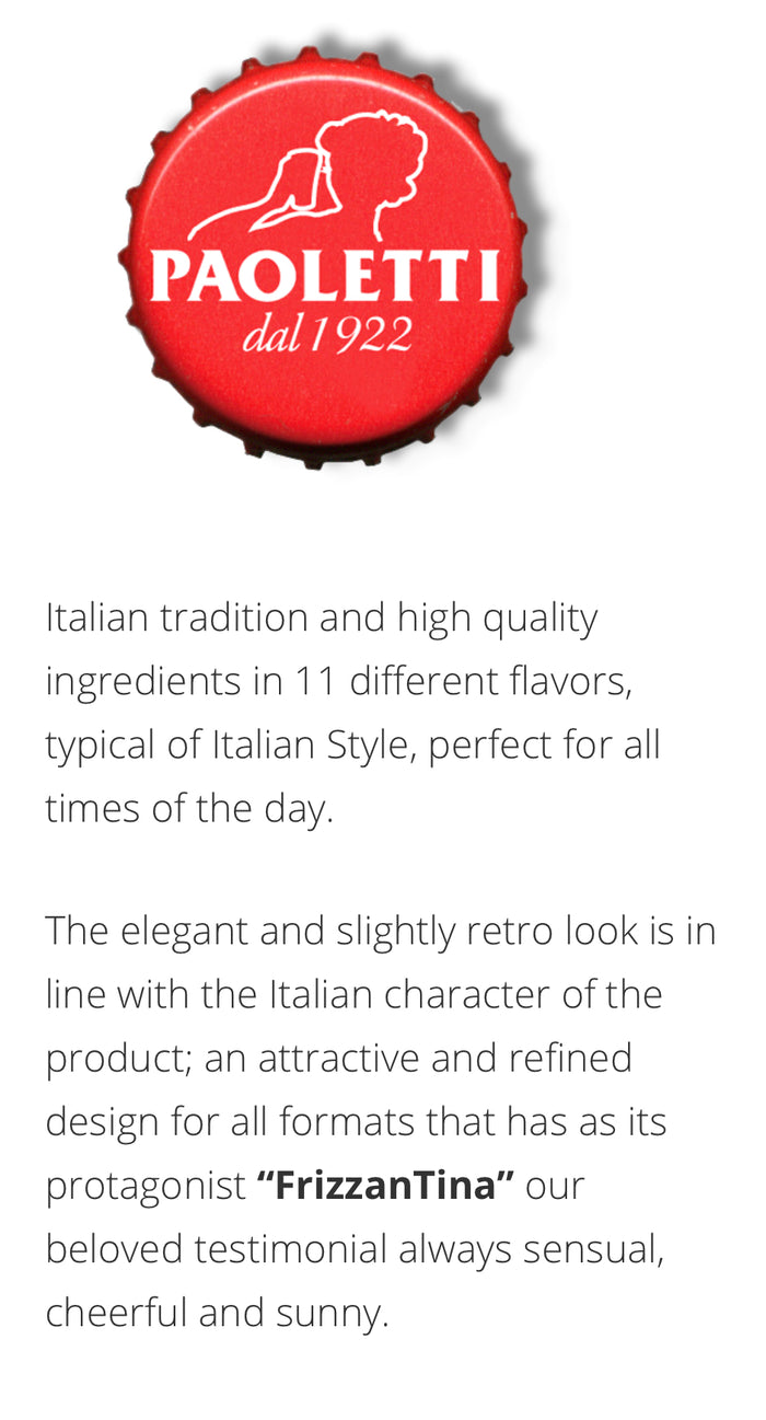 Paoletti Aranciata 4-pack / 250ml Each Bottle