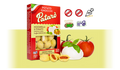 Pataro / MOZZARELLA & TOMATO STUFFED GNOCCHI 340gr. (Case of 6 Packs )