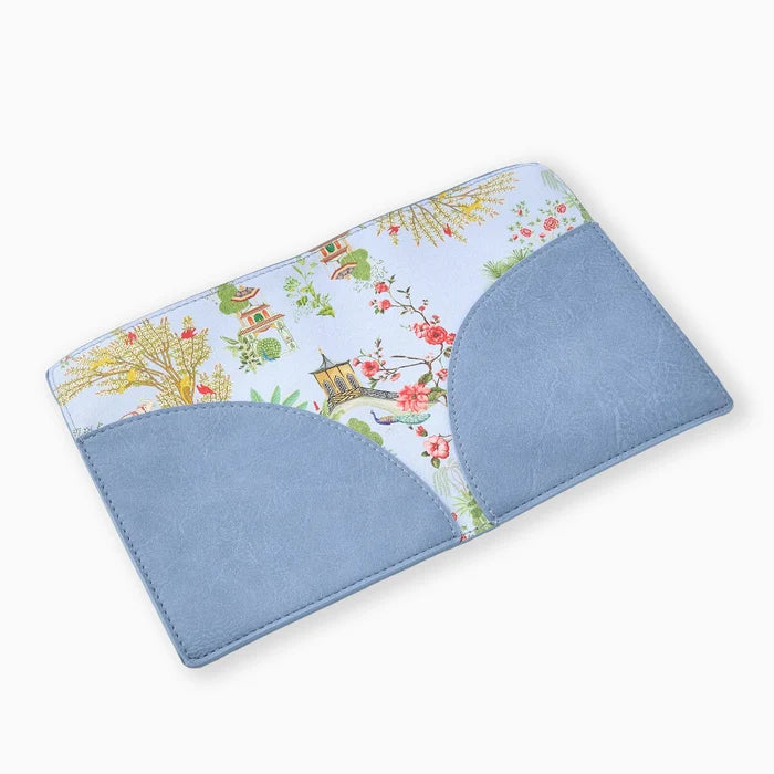Periwinkle Mahjong Card Folio - The Preppy Bunny