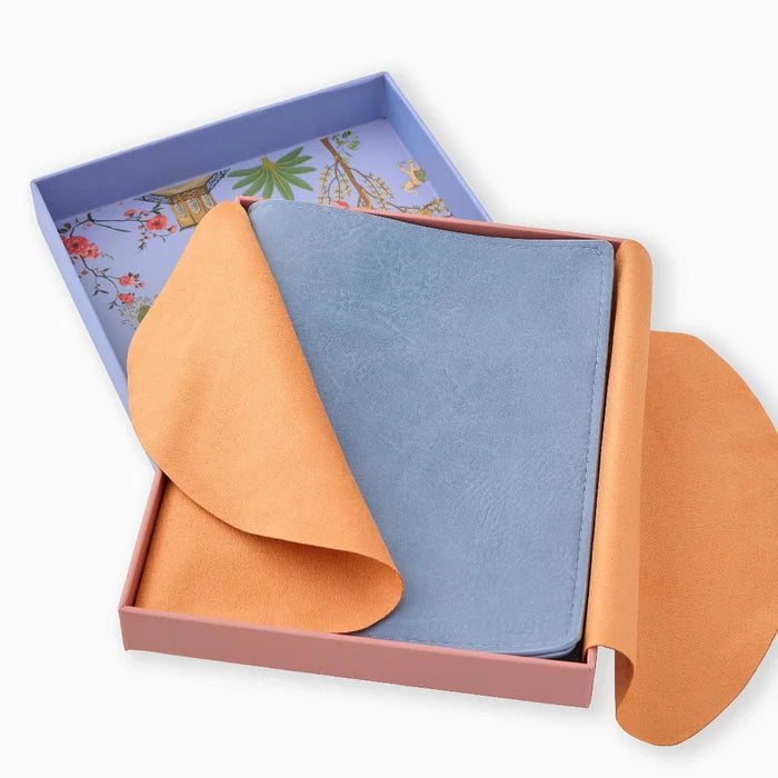 Periwinkle Mahjong Card Folio - The Preppy Bunny