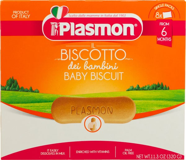 Plasmon Biscuits (Biscotti) 11.3 oz (Case of 6 Packs)