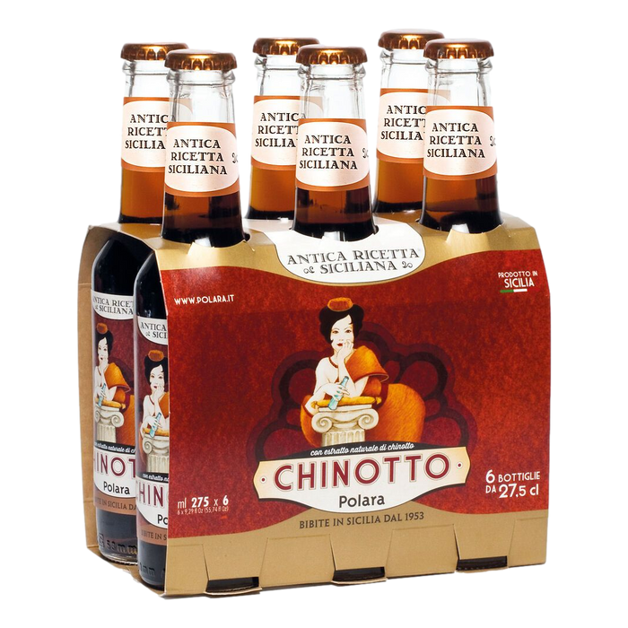Polara / Chinotto Soft Drink Antica Ricetta Sicilian -( 24-bottles x 9.29 fl oz)