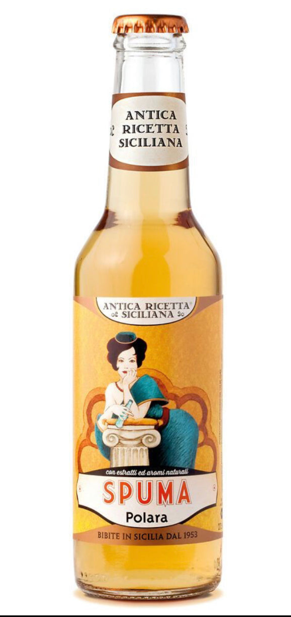 Polara / Spuma Soft Drink Antica Ricetta Siciliana - (6 bottles x 9.29 fl oz)