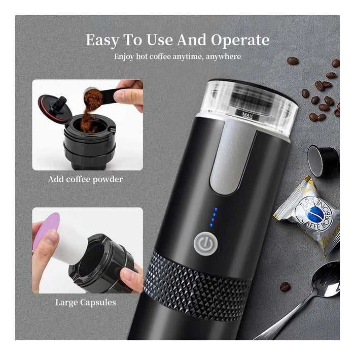 Portable Single Serve Coffee Maker Mini Espresso Machine Reusable Coffee Filter