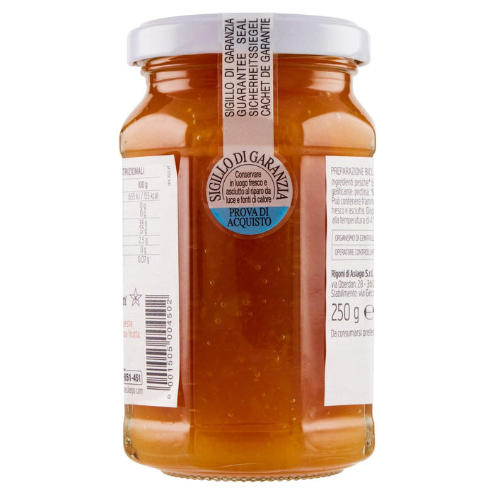 Rigoni Organic Peach Fruit Spread 8.8 oz (Case of 6)