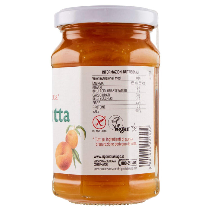 Rigoni Organic Peach Fruit Spread 8.8 oz (Case of 6)