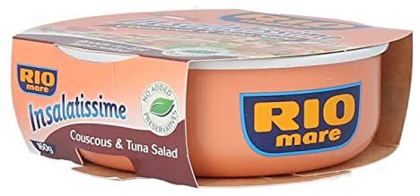 Rio Mare Insalatissima Couscous & Tuna Salad Can (Pack Of 3), 16.8 Ounce