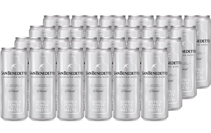 San Benedetto Still Mineral Water Antica Fonte Della Salute In Can / (24-Pack, 11oz. Each)