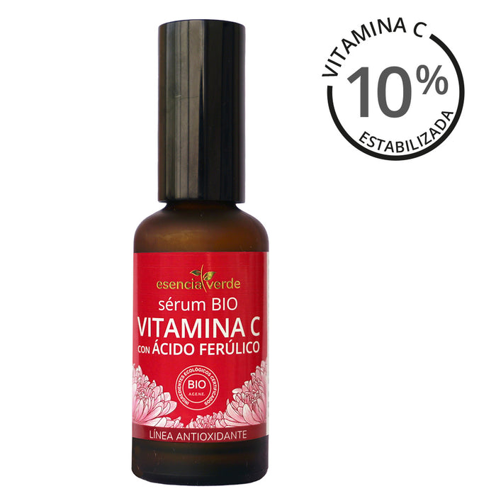 Sérum Vitamina C con Ácido Ferúlico BIO - 30 ml. Esencia Verde