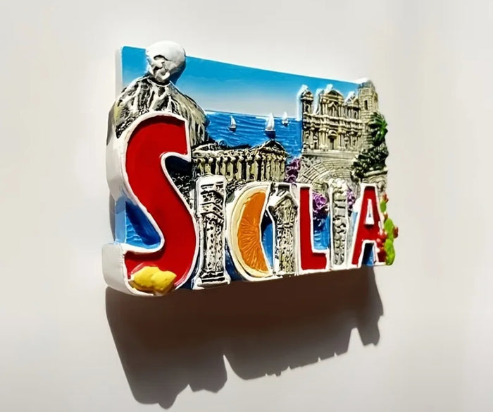 Sicily Italy 3D Letters Fridge Magnet/Souvenir