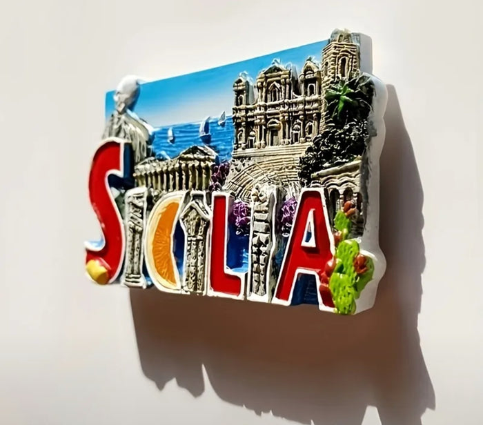 Sicily Italy 3D Letters Fridge Magnet/Souvenir