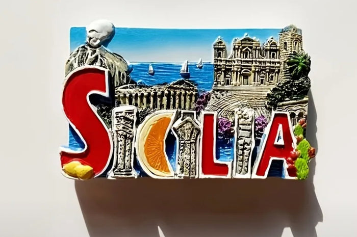 Sicily Italy 3D Letters Fridge Magnet/Souvenir