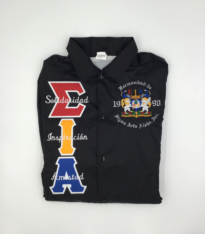 Sigma Iota Alpha Crossing Jacket With Script