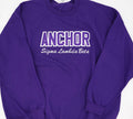 Sigma Lambda Beta Purple Word Crewneck