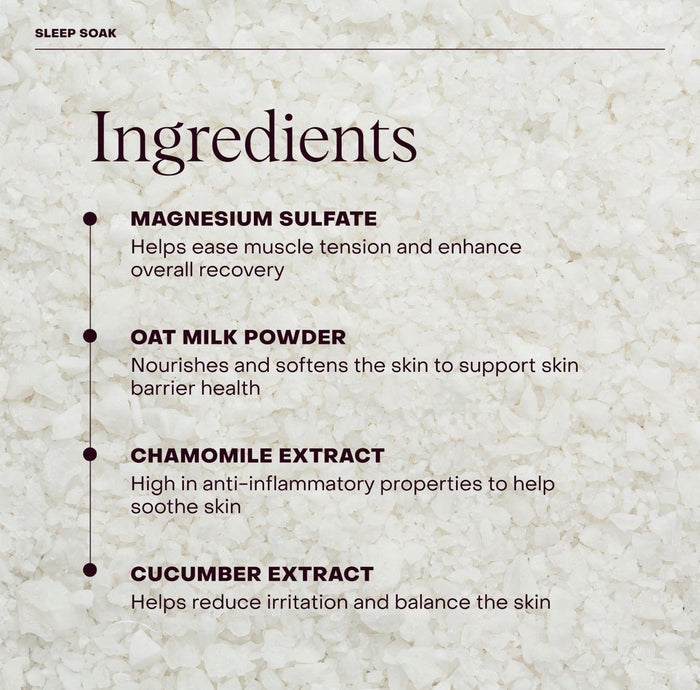SLEEP SOAK MAGNESIUM BATH SOAK FOR RELAXTION