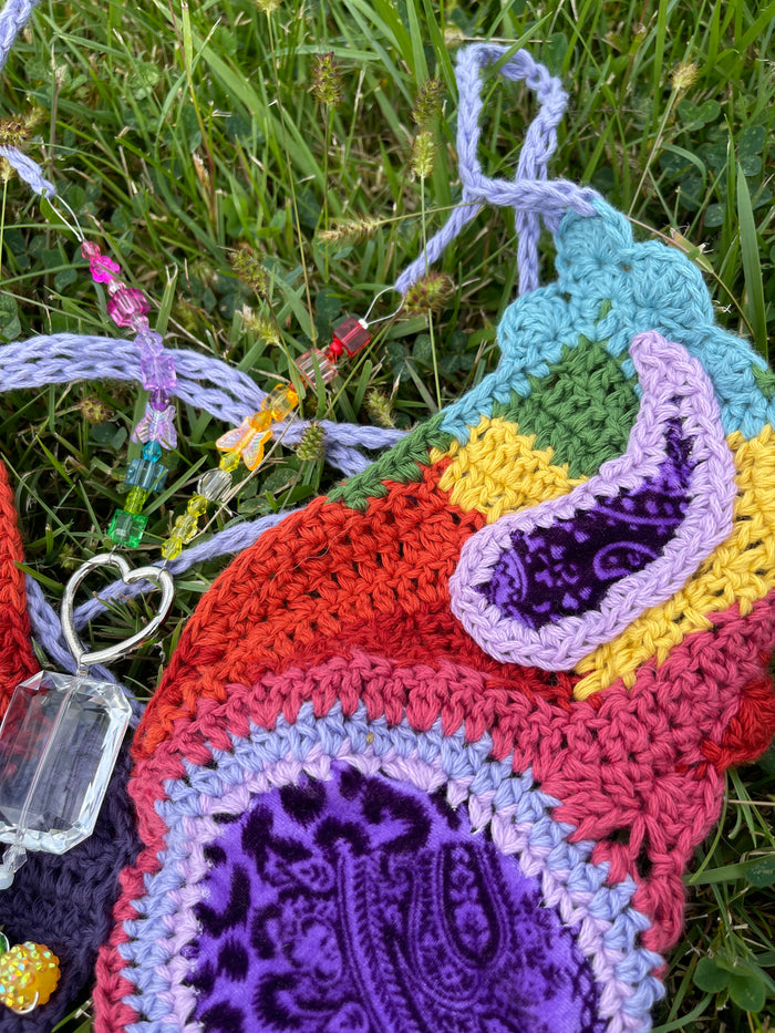 (Sm/M) Rainbow Fairy Butterfly Top