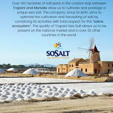SoSalt Coarse Natural Sicily Sea Salt, (2 lb) (Case of 10/ Packs)