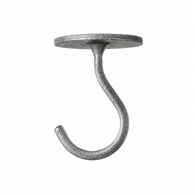 Standard Ceiling Mount-1 1/4 in Heritage Silver