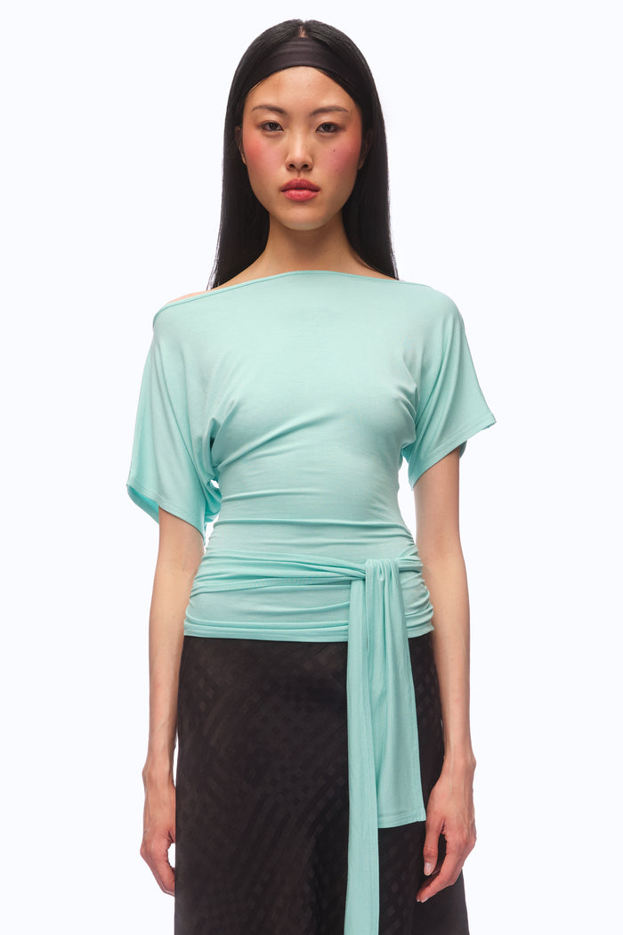 The Serein Top - AQUA