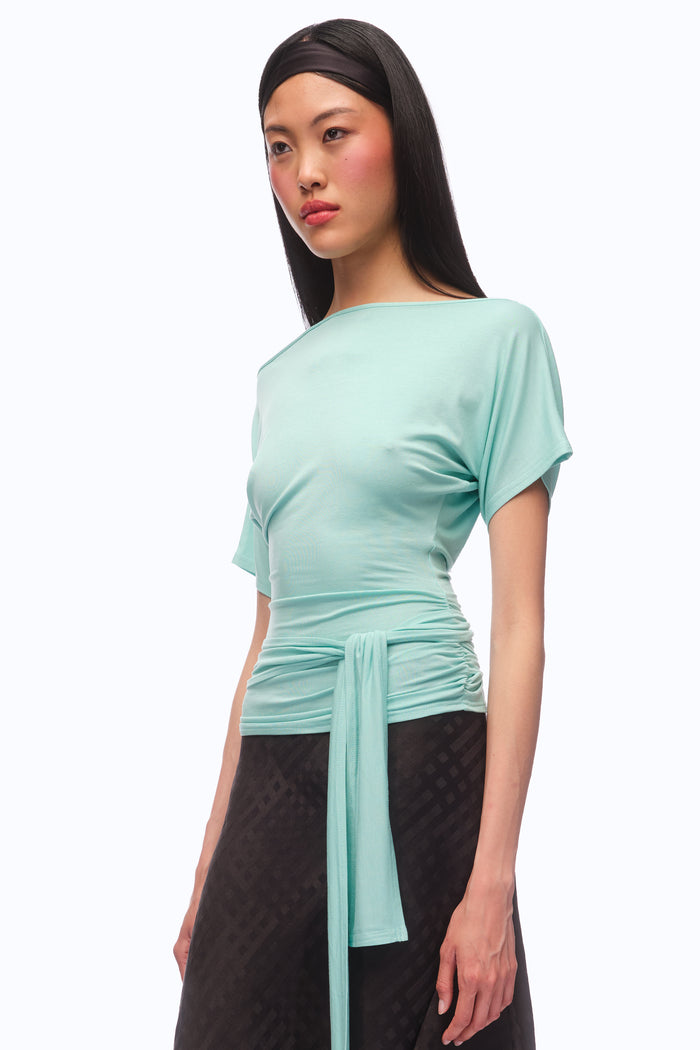 The Serein Top - AQUA