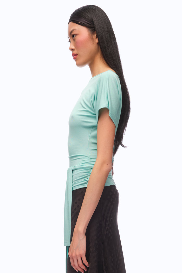 The Serein Top - AQUA