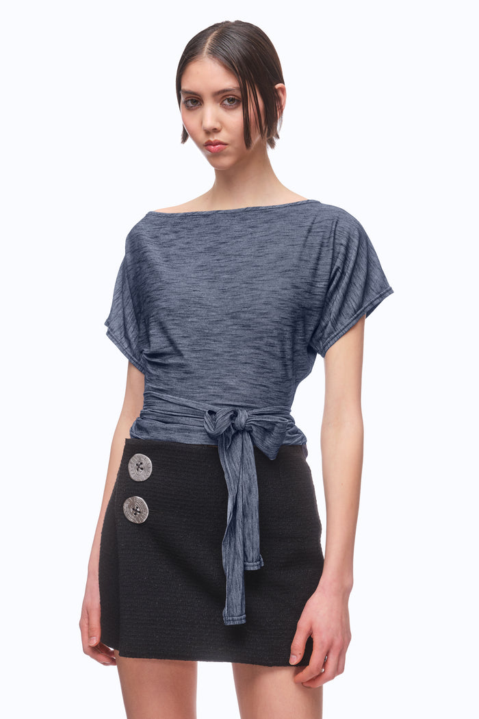 The Serein Top - DENIM