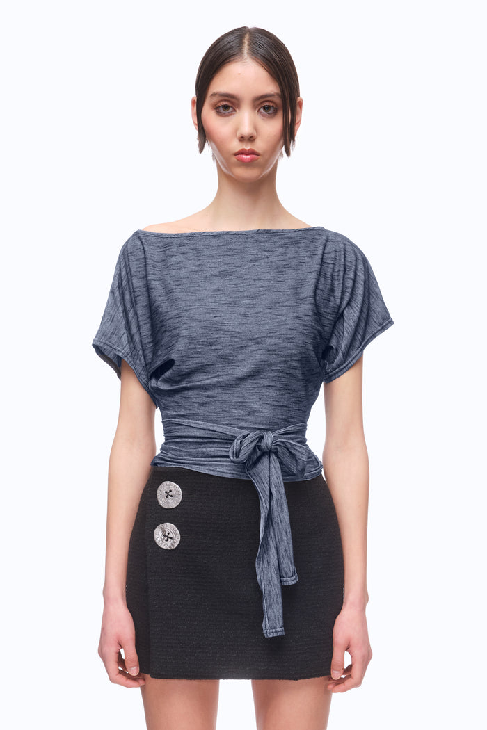 The Serein Top - DENIM