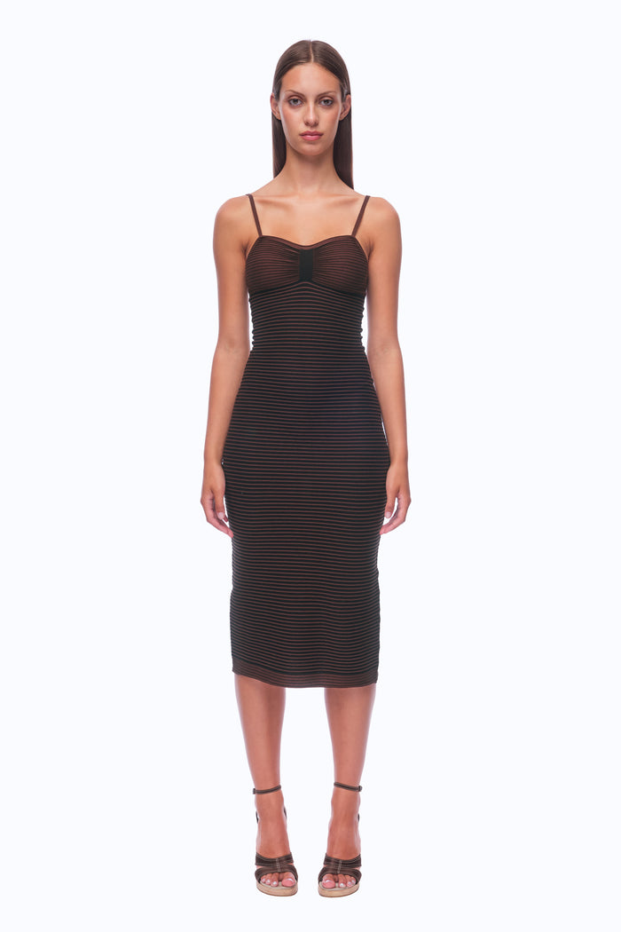 The Snatch Dress - COCOA/NOIRE