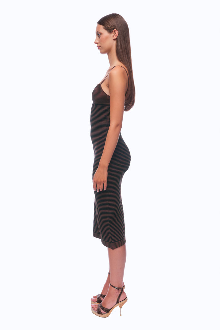 The Snatch Dress - COCOA/NOIRE