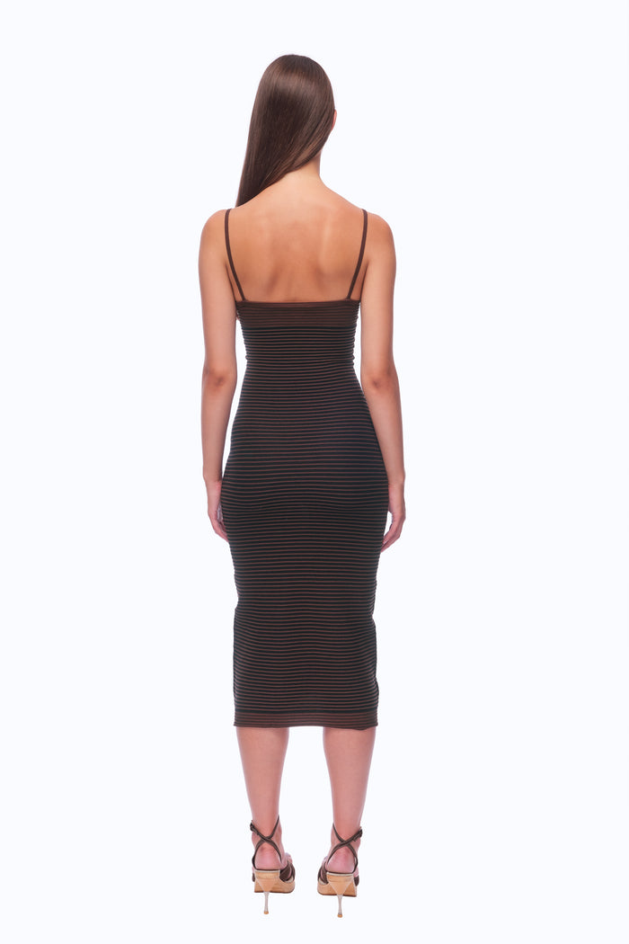 The Snatch Dress - COCOA/NOIRE