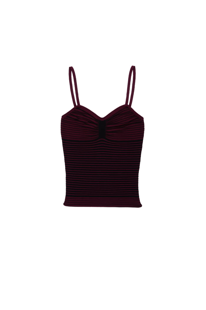 The Snatch Top - BERRY/NOIRE