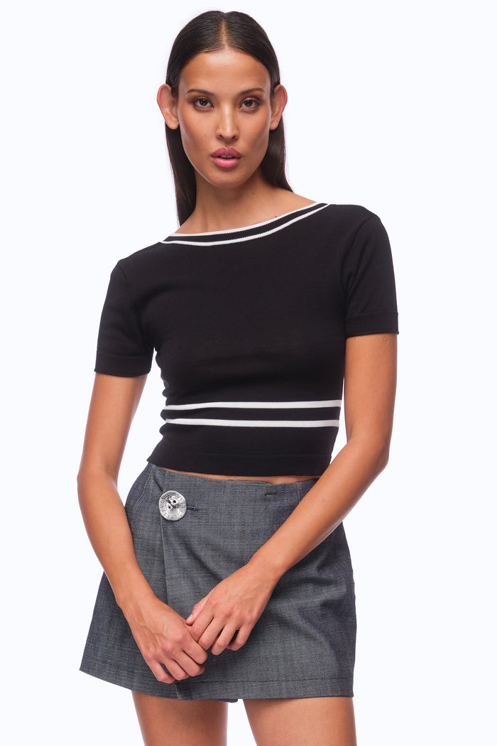 The ‘X’ Top - NOIRE