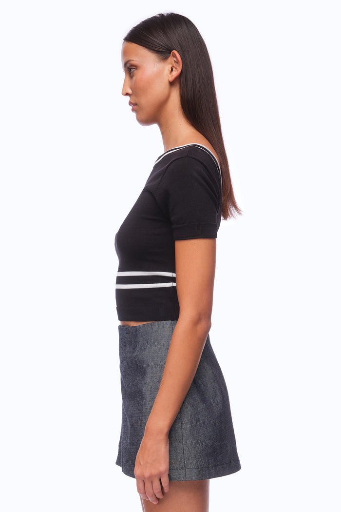 The ‘X’ Top - NOIRE