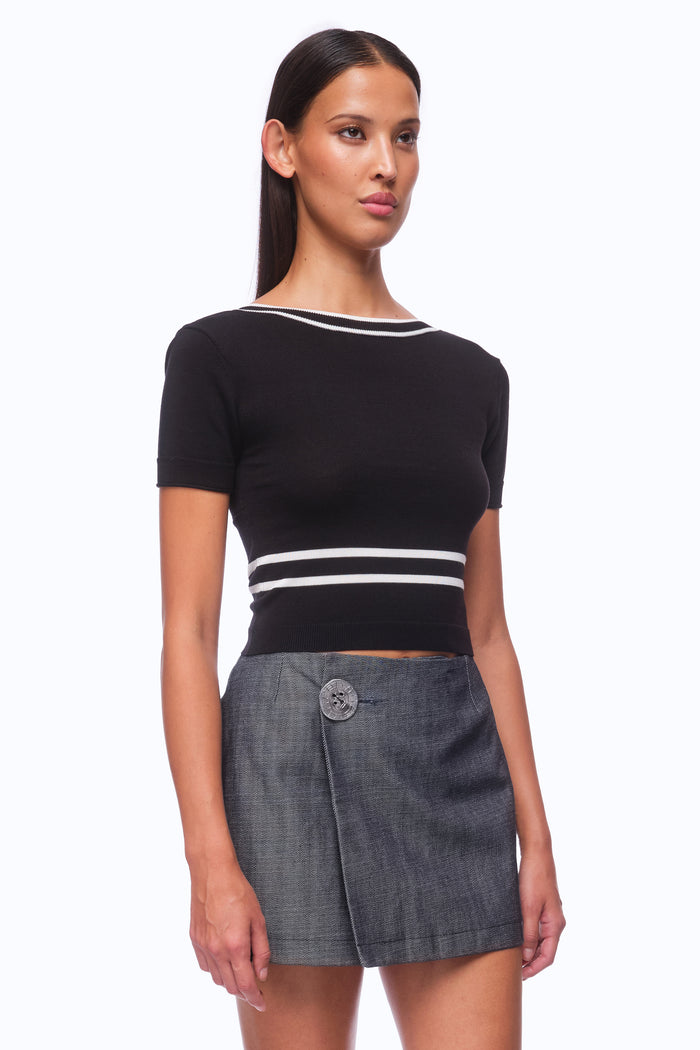 The ‘X’ Top - NOIRE