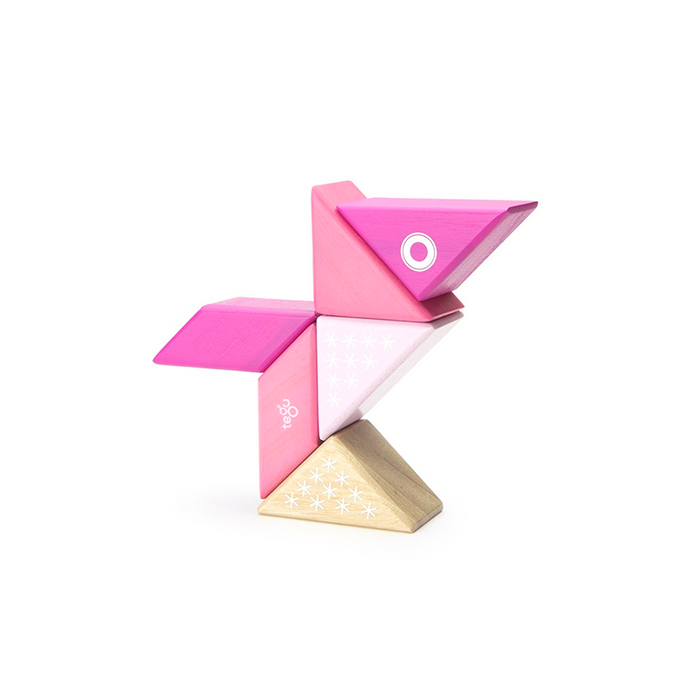 Travel Pals - Kitty Magnetic Wooden Blocks 6 pieces