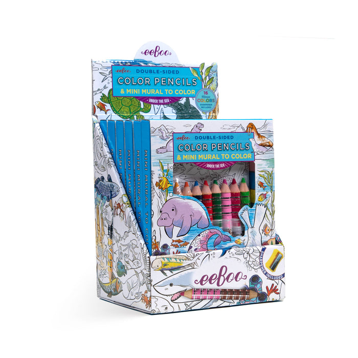 Under the Sea Biggie Pencils with Mini Mural Bundle