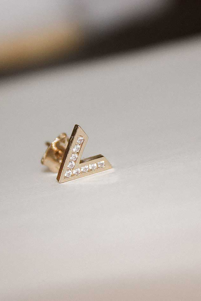venus stud gold by sunny afternoon on thegreenlabels.com