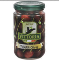Vittoria Itrana Olives, Gaeta Genuine Olives, 310g ( Case 12-Jars )